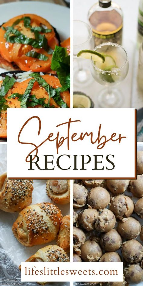 It's officially September! What's the best thing about this month? It's when the fall produce and summer merge together at the farmer's market. It's a home cook's best dream. #septemberrecipes #bestseptemberrecipes #recipe #september #lifeslittlesweets Fall Farmers Market Recipes, September Food Ideas, September Produce, September Food, September Meals, September Recipes, Strawberry Lassi, Homemade Turkey Soup, Protein Fruit Smoothie