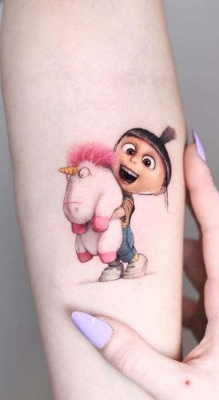 New School Tattoos, Pumpkin Tattoo, Cartoon Character Tattoos, Mini Tattoo, Chest Piece Tattoos, Tatuaje A Color, Painting Tattoo, New School Tattoo, Back Tattoo Women