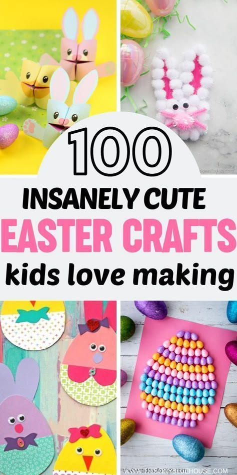 Are you looking for adorable Easter crafts for kids? Here is a collection of over 100 super fun Easter crafts that your kids will just love making. #eastercrafts #eastercraftsfortoddlers #eastercraftskids #eastercraftsactivities #DIYeastercrafts #springcr Keepsake Easter Crafts For Kids, Easter Egg Crafts For Kids, Easter Crafts Kids, Easter Craft Activities, Hair Doos, Easter Crafts For Toddlers, Easter Arts And Crafts, Easter Egg Art, Fun Easter Crafts