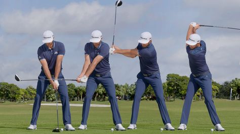 Swing Sequence: Dustin Johnson - Golf Digest Pga Tour Players, Dustin Johnson, Club Face, Golf Instruction, Golf Digest, Perfect Golf, Golf Lessons, Golf Tees, Swing Set