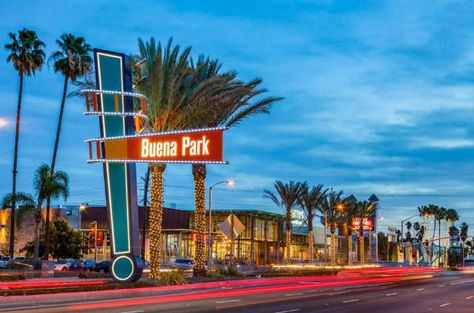 Buena Park: A Hidden Gem in SoCal - Your AAA Network Buena Park California, Wooden Roller Coaster, Independence Hall, Buena Park, Visit California, Win A Trip, Park Homes, Western Movies, Stay The Night