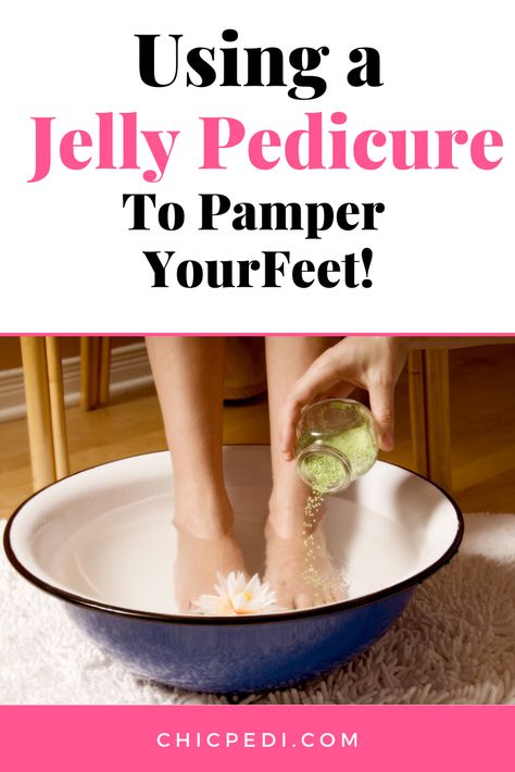 Disover more about a jelly pedi. Jelly pedicures are the new quirky way to pamper your feet. Learn about their foot care benefits and how to do them at home. #jellypedicure #jellypedi #jellypedicurekit #gelohh #jellypedicureproducts #jellypedicuresachets Mobile Beauty Salon, Jelly Pedicure, Diy Jelly, Diy Pedicure, Mobile Beauty, Midsize Style, Pedicures, Foot Care, Feet Nails