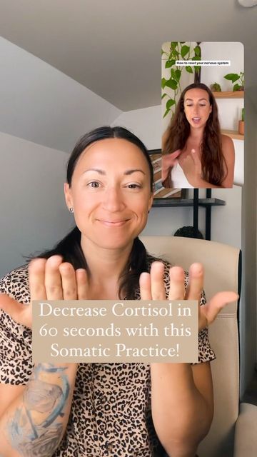 Burnout Recovery Coach | Holistic Dietitian on Instagram: "Reset your Nervous System with us! Try these 2 techniques that help decrease cortisol & stress while creating a calm feeling within. The second one ALWAYS gets me for some reason! Let me know if you feel that sense of calm wash over you after doing this practice! Want to learn other simple somatic practices that bring your back into your body, create calm, connection, help you enjoy feeling joy as well as build resilience to stress? ⬇️ Comment ✨SOMATICS✨ and get on the waitlist for my upcoming Somatic ebook (available Nov 2023). *you’ll also get a free gift + be notified 1st when it’s available for pre-order* Feat: @d.r.holistics #somaticexperiencing #burnoutrecovery #cortisol #stress #insomnia #mentalhealth #stressed #fig Somatic Healing, Nervous System Regulation, Constant Headaches, High Cortisol, Build Resilience, Healthy Routine, Adrenal Fatigue, Hormone Health, Acupressure