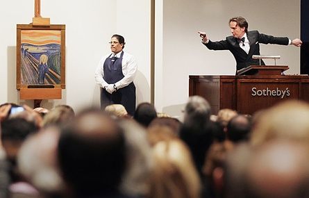 Top ten art auctions: Edvard Munch's, The Scream, auctioned at Sotheby's New York Most Expensive Painting, Expensive Paintings, News Logo, Seth Godin, The Scream, Jesus Painting, Art Consultant, Gallery Owner, Pictures Of The Week