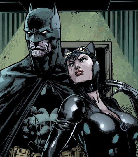 catwoman & batman Batman And Catwoman, The Dark Knight, The Batman, Dark Knight, Catwoman, In The Dark, Batman, Comics, Art