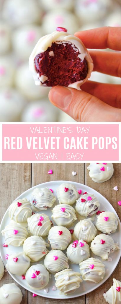 Vegan Cake Pops, Easy To Make Cake, Easy Red Velvet Cake, Heart Cake Pops, Red Velvet Cake Pops, Valentine Cake Pop, Cake Pops How To Make, Cake Pop Recipe, Valentine Desserts