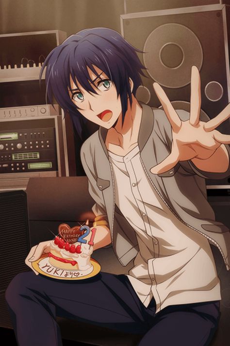 Banri Ogami/Cards | The English IDOLiSH7 Wiki | Fandom Banri Ogami, Idolish7 Cards, Idolish 7, Bandai Namco Entertainment, Re Vale, Happy 21st Birthday, Manga Boy, Diy Canvas Art Painting, Anime Music