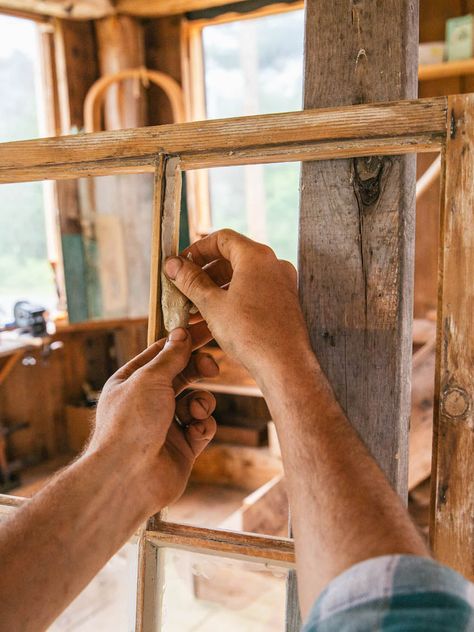 Reglazing Our Historic Windows Historic Windows, Restore Wood, Wood Repair, Mechanical Art, Vinegar Cleaning, Old Windows, Wood Windows, Mortise And Tenon, Wood Shop