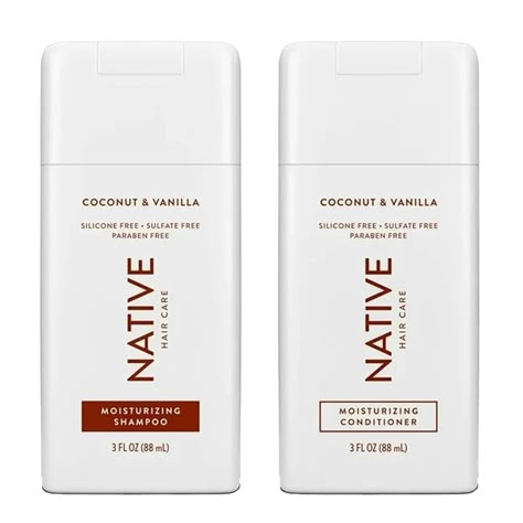 PRICES MAY VARY. Coconut & Vanilla Travel Size Native Collection Set Includes (1) Each : Moisturizing Shampoo (3 oz), Moisturizing Conditioner (3 oz). Coconut & Vanilla set is Coconut & Vanilla scented. This Mini Set is perfect for Travel. Coconut & Vanilla Travel Size Native Collection Set Includes (1) Each : Moisturizing Shampoo (3 oz) & Moisturizing Conditioner (3 oz) Mini Shampoo And Conditioner, Vanilla Shampoo And Conditioner, Native Shampoo, Vanilla Shampoo, Travel Size Shampoo, Vanilla Girl Aesthetic, Vanilla Coconut, Moisturizing Conditioner, Moisturizing Shampoo