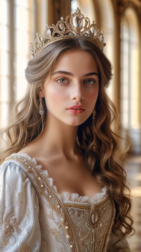 Princess Hairstyles Aesthetic, Royal Hairstyles Princesses, Black Queen Wallpaper, Brown Hair Princess, Hollowed Costumes, Wallpaper Ideas For Living Room, Hairstyles Princess, Dresses Concert, Elegant Women Dresses