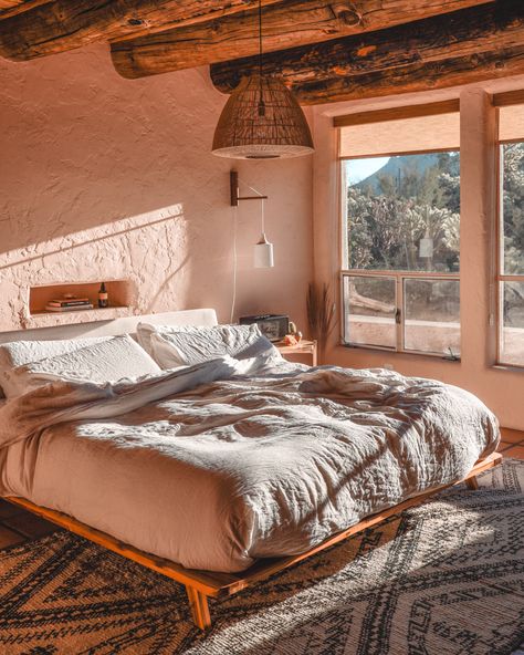 Shop your room after a stay at the Joshua Tree House—here you'll find so many of our favorite home goods! Joshua Tree House, Desert Living, Adobe House, Desert Homes, Wooden Beams, Joshua Tree, Furniture Shop, Tree House, Decorating Your Home