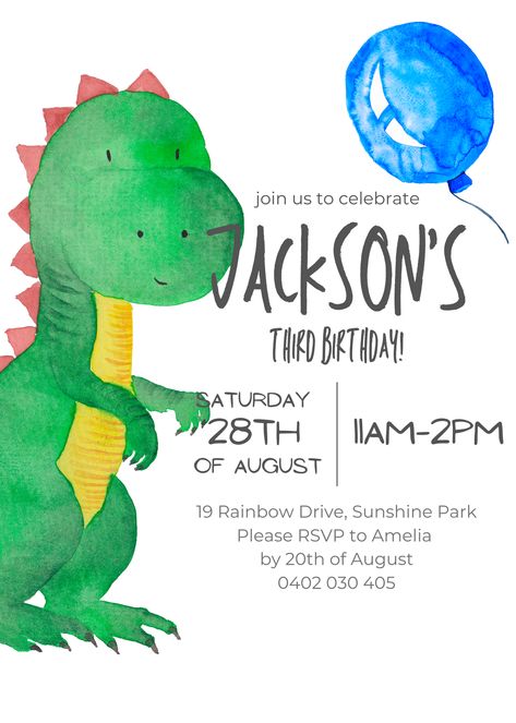 Hand out these adorable dinosaur themed invitations for your next birthday! Dinosaur Birthday Party Invitations Boys, Celebration Invitations, Dinosaur Birthday Party Invitations, Girl Dinosaur Birthday, Dinosaur Invitations, Dinosaur Themed Birthday Party, Dino Birthday, Colorful Birthday, Dino Party