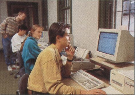 Students studying in library, Melbourne University, 1990s. College In The 90s, 80s College Aesthetic, 90s College Aesthetic, 1990s Life, Studying In Library, 1990s School, 1990 Aesthetic, 90s 2000s Aesthetic, 90s Uk