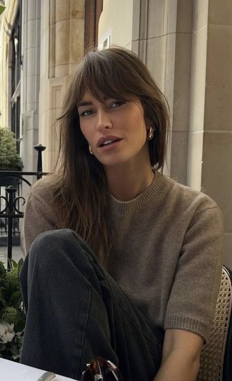 Fringes For Long Hair, Long Fringe Hairstyles, Hair 2024, Fringe Hairstyles, Haircuts Straight Hair, Long Hair With Bangs, Looks Chic, Mode Inspiration, Hair Dos