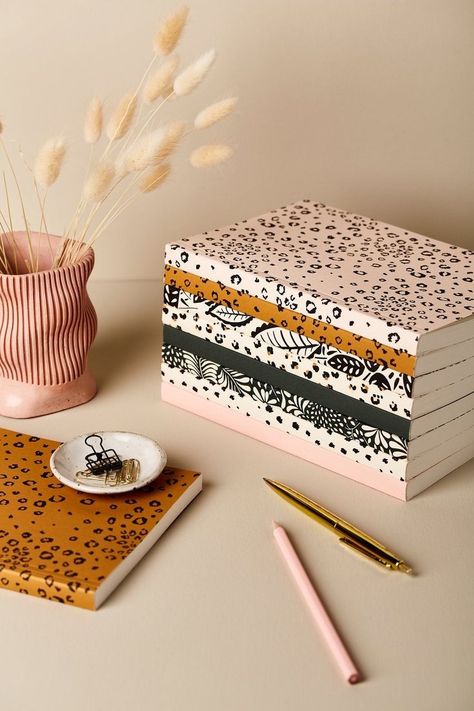 Contents Page, Pink Notebook, Spotted Animals, Notebook Cover Design, Notebook Printing, Beautiful Notebooks, Beautiful Stationery, Lined Journal, Idul Fitri