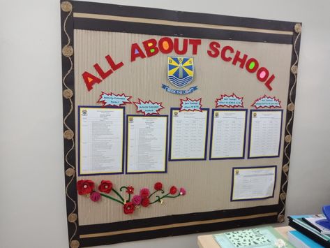 Office board Office Soft Board Ideas, Soft Board Decoration Ideas For School Office, Office Board Ideas, Notice Board Decoration, School Reference, Soft Board Decoration, Display Boards For School, Office Bulletin Boards, Beacon House