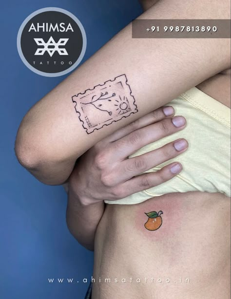 Small Mango Tattoo, Mango Tattoo Minimalist, Mango Tattoo, Mango Flower, Tattoos Inspo, Original Tattoos, Mango Tree, Minimal Tattoo, Neck Tattoo