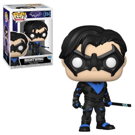 Gotham Knights Nightwing, Funko Pop Batman, Best Funko Pop, Tiny Titans, Dc Figures, Gotham Knights, Batman Spiderman, Funk Pop, Batman Figures