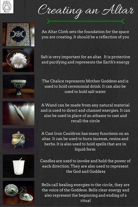 Creating an altar #witchcraft #wicca #magic #magick #altar Create An Altar, Wicca Altar, Witches Broom, Witchy Tips, Broom Closet, Magia Das Ervas, Witches Altar, Wiccan Altar, Wiccan Witch