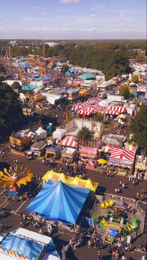 #northcarolina #statefair #fair #carnival #nc #raleigh #aesthetic North Carolina Raleigh, Nc State Fair, Raleigh Aesthetic, Raleigh North Carolina Aesthetic, State Fair Aesthetic, State Fairs, Fair Aesthetic, Fair Poster, Dope Wallpaper