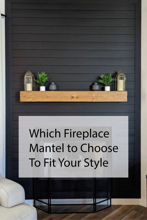 There are many options to choose from when it comes to fireplace mantels. In this blog, we hope you find guidance. Accent Fireplace Wall, Mantels Ideas Fireplace, Fireplace Mantel Ideas, Fireplace Accent Walls, Brick Fireplaces, Painted Brick Fireplaces, Fireplace Update, Mantel Ideas, Rustic Mantel