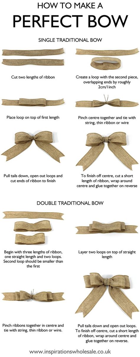 How to tie a ribbon bow Hadiah Diy, Make A Bow, Perfect Bow, Bows Diy Ribbon, Seni Dan Kraf, Diy Bows, Bow Tutorial, Kraf Diy, Diy Ribbon