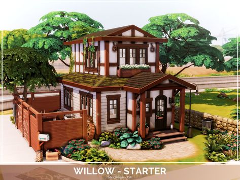 The Sims Resource - Willow Starter - Gallery Sims 4 Willow Creek, Willow House, Jungle Adventure, Sims Freeplay, Willow Creek, Sims Community, The Sims Resource, Sims Resource, The Sims