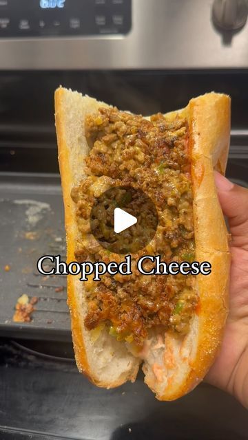 Chicken Chopped Cheese Sandwich, Chopped Cheese Recipe, Ground Beef Cheese Steak, Chopped Beef Sandwich, Chopped Cheese Sandwich New York Recipe, Chop Cheese Sandwich, Game Day Meals, Chop Cheese, Bake Mac