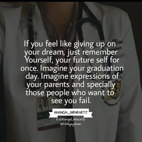 Khangal Weheartit, School Motivation Quotes, Medical School Quotes, It School, Doctor Quotes Medical, Study Hard Quotes, Medical Life, Doctor Quotes, Medical Quotes