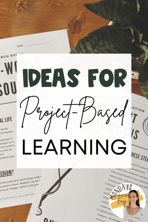 Ela Project Based Learning, Ela Projects High School, Project Based Learning Homeschool, Pbl Projects Middle School, English Project Ideas For High School, Project Based Learning High School, Project Based Learning Middle School, Project Based Learning Ideas, Pbl Projects