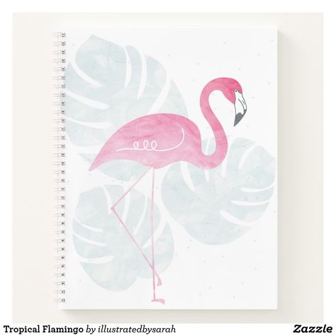 Flamingo Bullet Journal, Tropical Flamingo, Flamingo, Bullet Journal, Sketch, Notebook, Iphone, Design