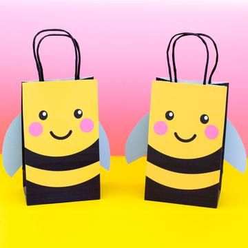 Products – Simply Made with Sam Dinosaur Favor Bags, Bee Party Favors, Bee Favor, Dinosaur Favors, Bee Themed Classroom, Bee Classroom, Baby Favors, Bee Day, Bee Party