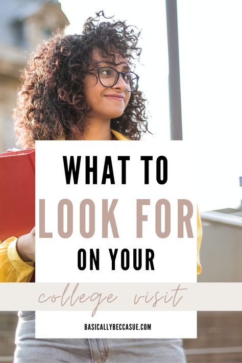 Make sure you check out these tips for your college visit to make the most of it! College Tour Checklist, Picking A College, College Visit Checklist, College Packing Tips, College Packing Checklist, College Dorm Hacks, College Visits, Girl College Dorms, College Studying