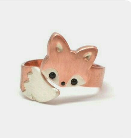 Fox ring Fimo Ring, Fox Ring, Baby Kostüm, Magical Jewelry, Baby Fox, Cute Rings, Girly Jewelry, Pretty Jewellery, Cute Jewelry