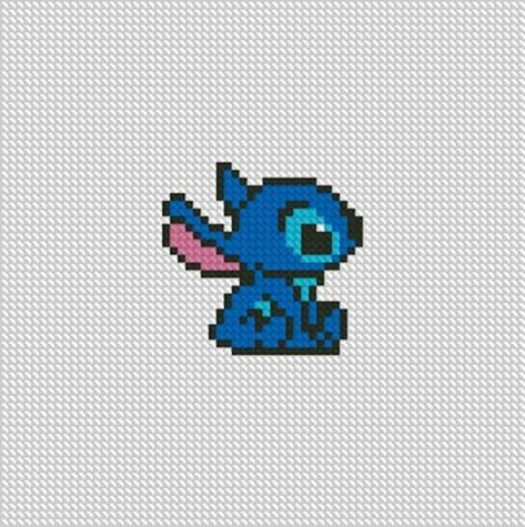 Lilo Stitch Cross Stitch Pattern - Nursery  decor Cross Stitch Pattern - Watercolor Cross Stitch Pattern - Counted Cross Stitch Pattern ------------------------------------------------------- Please note that this is a PDF  file ONLY !  Fabric, floss or other materials are not included in the listing.  ------------------------------------------------------- COLORS: 5 STITCH COUNT (WxH): 26 x 25 STRANDS: 2 Size: 14 Count, 4.72w X 4.54h cm 16 Count, 4.13w X 3.97h cm 18 Count, 3.67w X 3.53h cm 20 Count, 3.30w X 3.17h cm WHAT YOU WILL RECEVE: ------------------------------------------------------- PDF pattern with black & white symbols  (4 pages) PDF pattern with colored symbols  (4 pages) PDF pattern with colored symbols  (1 page) for tablet JPG picture of the design Symbol key page in DMC fl Cross Stitch Patterns Free Grid, Plastic Canvas Stitch Patterns, Plastic Canvas Stitch, Small Disney Cross Stitch, Disney Stitch Cross Stitch Pattern, Easy Plastic Canvas Patterns, Stitch Cross Stitch, Stitch Cross Stitch Pattern Disney, Cute Simple Cross Stitch