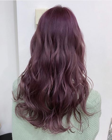 Ash Pink Violet Hair, Lavender Red Hair, Dusty Rose Hair Color Mauve, Chocolate Lavender Hair, Lavender Brown Hair, Dark Lavender Hair, Dusty Purple Hair, Dusty Rose Hair Color, Korea Hair Color