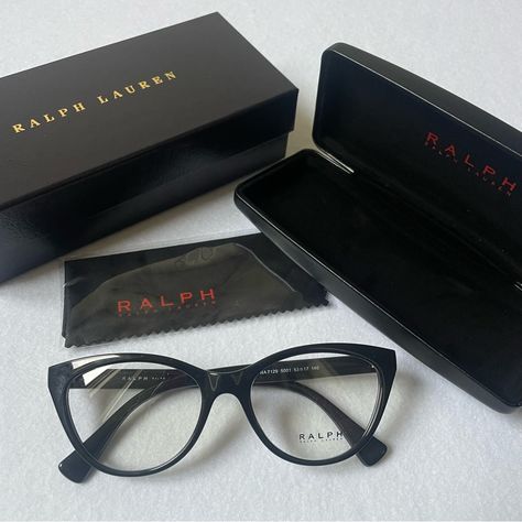 Brand New Ralph Ralph Lauren Size 53-17-140 Model Ra7129 5001 Black And Pink Tortoise Plastic Glasses Frames Ralph Silver Cursive Branding On The Sides Comes With Ralph Lauren Box Textured Ends Of Temples Comes With Branded Hard Shell Glasses Case Comes With Branded Microfiber Lens Cleaning Cloth Demo Lenses. Send These Frames To A Lab With Your Eyeglass Prescription To Get Custom Lenses Put In Them. More Styles, Glasses Cases, Frames, And Brands In My Closet Bundle And Save With Great Deals And Ralph Lauren Eyeglasses Women, Ralph Lauren Glasses Frames Woman, Cursive Branding, Gerri Kellman, Plastic Glasses Frames, Prescription Glasses For Women, Cute Glasses Frames, Shell Glasses, Ralph Lauren Glasses