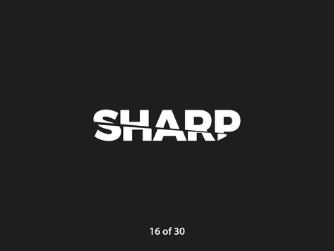 #ThirtyLogos Challenge Day 16 - Sharp by Viktor Molčányi Sharp Logo, Danielle Evans, Music Poster Ideas, Line Logo, Trading Quotes, Daily Challenges, Album Cover Design, Saint Charles, The Collective