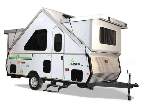 ALiner Expedition A-Frames RVs For Sale Aliner Campers, A Frame Trailer, A Frame Camper, Conversion Vans, Rv Gear, Expedition Trailer, Fuel Efficient Cars, Trailer Plans, Trailer Life