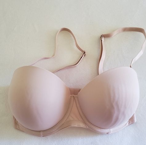 Pink Victoria's Secret Wear Everywhere Multi-way Pushup Bra Beige Size 32DD Pushup Bra, Push Up Bra, Victoria Secret Pink, Push Up, Adjustable Straps, Inside Out, Victoria's Secret, Bra, Outfit Inspo