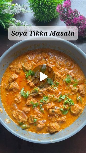 Soya Tikka Masala, Indian Beans Recipe, Onion Paste, Ginger Garlic Paste, Chilli Paste, Soya Bean, Mustard Oil, Turmeric Powder, Bay Leaf