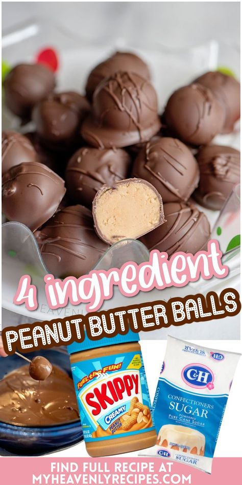 Toll House Pan Cookie Recipe, Easy Cake Pops 3 Ingredients, Homemade Banana Cream Pie, Peanut Butter Recipes Easy, Peanut Butter Balls Easy, Peanut Butter Dessert, Peanut Cake, Finger Desserts, Cake Ball Recipes