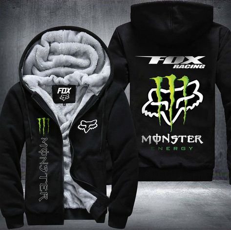 Monster Energy Clothing, Fox Racing Clothing, Fox Clothing, Hoodie For Men, 3d Hoodie, Fox Racing, Clothing Logo, Monster Energy, Lifestyle Clothing