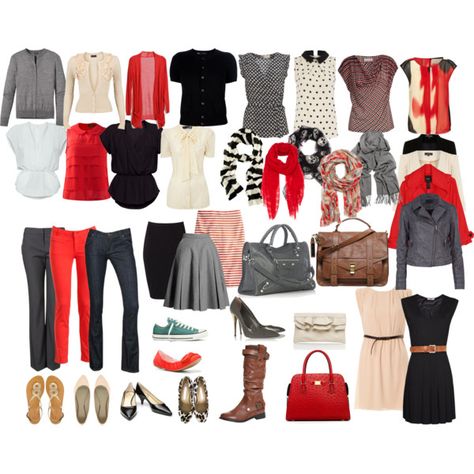 Mix and Match Wardrobe by arbwaggoner on Polyvore featuring polyvore, Mode, style, MANGO, Wilfred, Dsquared2, Patagonia, Love Moschino, Boutique by Jaeger and Nicole Farhi Mix And Match Wardrobe, Basic Wardrobe, Quoi Porter, Wardrobe Planning, Inverted Triangle, Clothes And Shoes, Capsule Outfits, Fashion Capsule, Minimalist Wardrobe