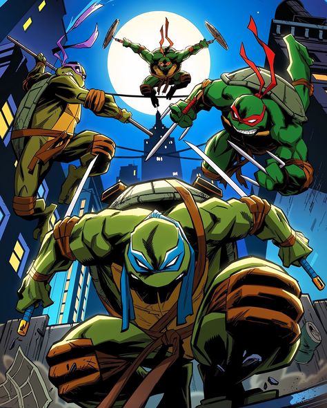 Teenage Mutant Ninja Turtles Comic Art, Tmnt 90s Movie, Tmnt Wallpaper Iphone Aesthetic, Tmnt Triceraton, Teenage Mutant Ninja Turtles Wallpaper, Tmnt Poster, Idw Tmnt, Tmnt Drawings, Teenage Mutant Ninja Turtles 2012