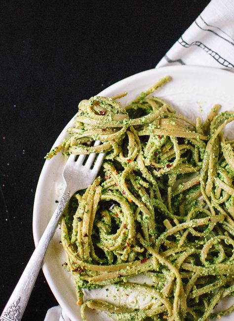 Microwave Cookie, Kale Pesto Recipe, Cookie And Kate, No Meat, Kale Pesto, Cake Vegan, Single Serving, Flaxseed Oil, Pesto Recipe