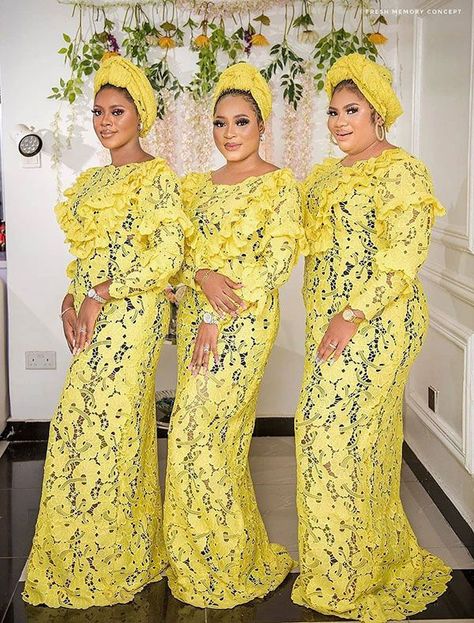 Dry Lace Styles, A Shape Gown Lace Aso Ebi, A Shape Gown, Latest Cord Lace Styles, Lace Styles For Ladies, Shape Gown, Lace Long Gown, African Lace Styles, Kaftan Designs