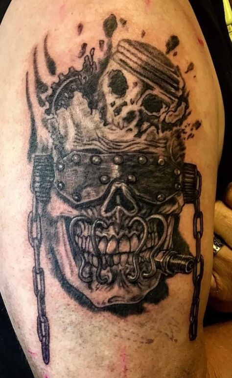 Megadeth Tattoo, Rust In Peace, Thrash Metal, Tattoo Idea, Ballpoint Pen, Skull Tattoo, Album Covers, Pen, Tattoos