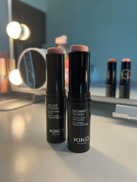 Kiko Highlighter Stick, Kiko Blush Stick, Kiko Milano Blush, Kiko Blush, Kiko Makeup, Stick Blush, Cream Blush Stick, Blush Stick, Cosmetics Photography