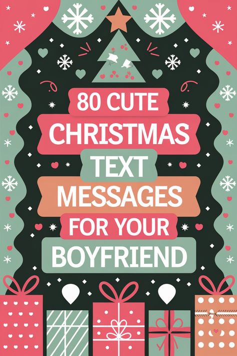 Explore a lovely collection of 80 cute Christmas text messages that are perfect for sending to your boyfriend during the festive season. Surprise him with heartfelt wishes and sweet sentiments that will make his holiday even brighter. Whether you're near or far, these thoughtful messages will convey your love and warm wishes for a Merry Christmas. Let your boyfriend know how much he means to you with these special texts that capture the spirit of the season and spread joy and happiness. Merry Christmas Wishes To My Love, Merry Christmas For Boyfriend, Merry Christmas Wishes For Boyfriend, Messages For Boyfriend To Make Him Happy, Cute Christmas Messages For Boyfriend, Love Wishes For Him, Merry Christmas Message To Boyfriend, Merry Christmas Text Message, Christmas Message For Boyfriend